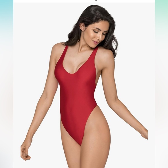 RELLECIGA Red Women's One-Piece Swimsuit - Picture 1 of 10